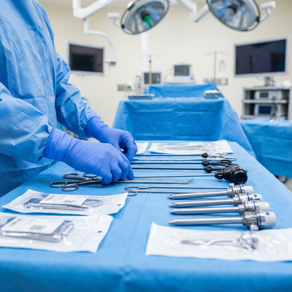 Hands-on surgical technology training at a CA-SA event