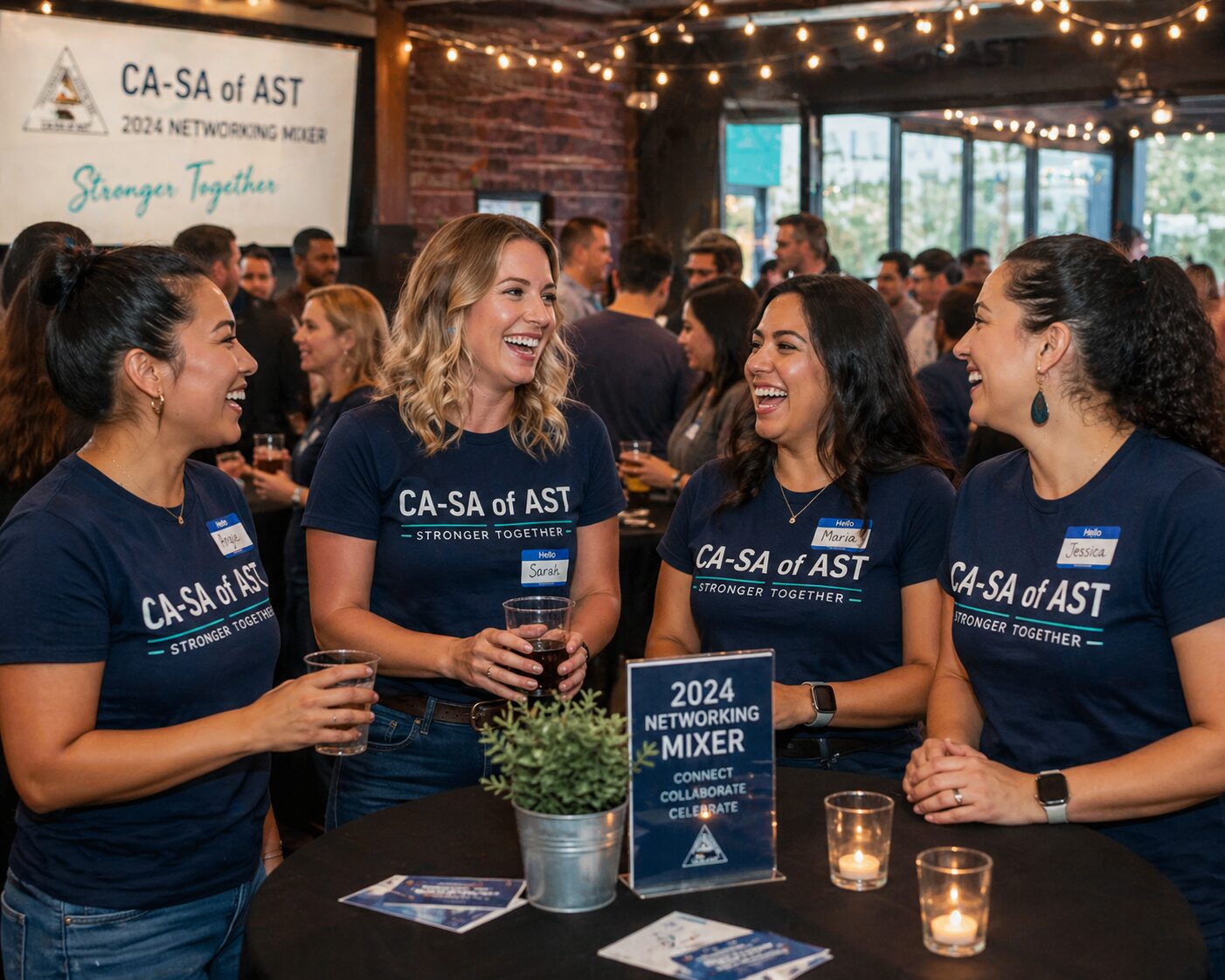 CA-SA of AST member networking mixer and social event
